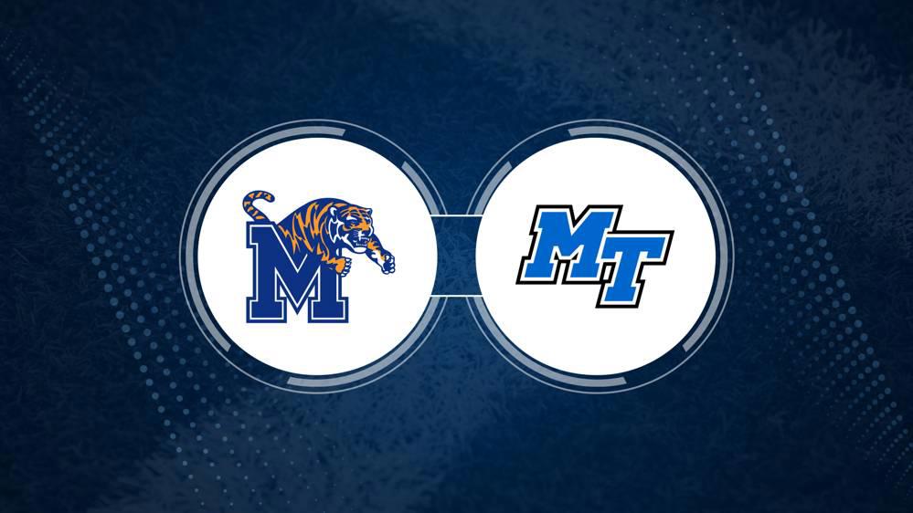 Memphis vs. Middle Tennessee: Odds, spread, and over/under - Sept. 28