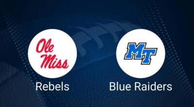 Ole Miss vs. Middle Tennessee Predictions & Picks: Odds, Moneyline, Spread - Saturday, Sept. 7