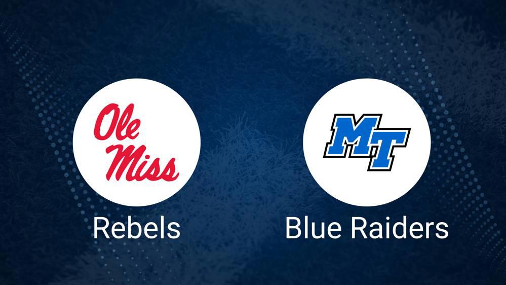 Ole Miss vs. Middle Tennessee Sept. 7 Tickets & Start Time