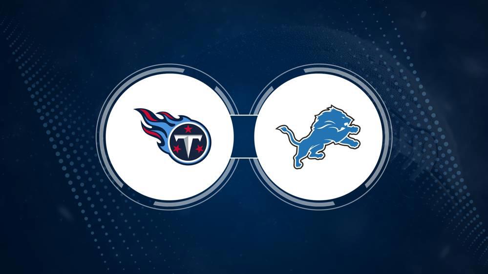 Best Bets, Odds for the Titans vs. Lions Game – Week 8