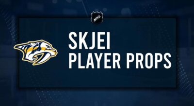 Brady Skjei Player Prop Bets for the Predators vs. Stars Game - October 10