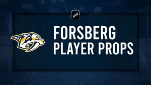 Filip Forsberg Player Prop Bets for the Predators vs. Lightning Game - October 28