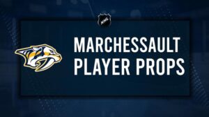 Jonathan Marchessault Player Prop Bets for the Predators vs. Oilers Game - October 31