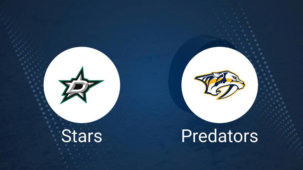 Stars vs. Predators Injury Report Today - October 10