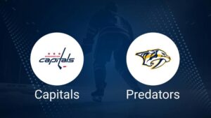 Capitals vs. Predators Injury Report Today - November 6