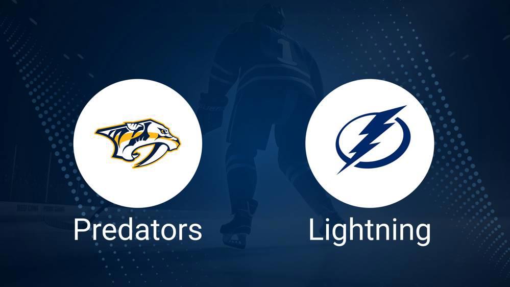 How to Pick the Predators vs. Lightning Game with Odds, Spread, Betting Line and Stats – November 29