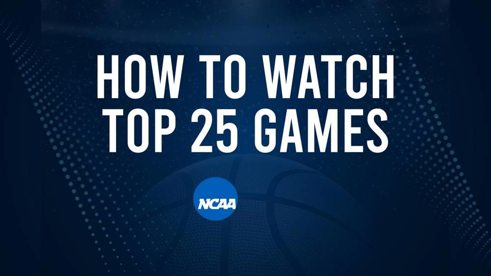 How to Watch Top 25 Women's College Basketball Games - Thursday, November 14