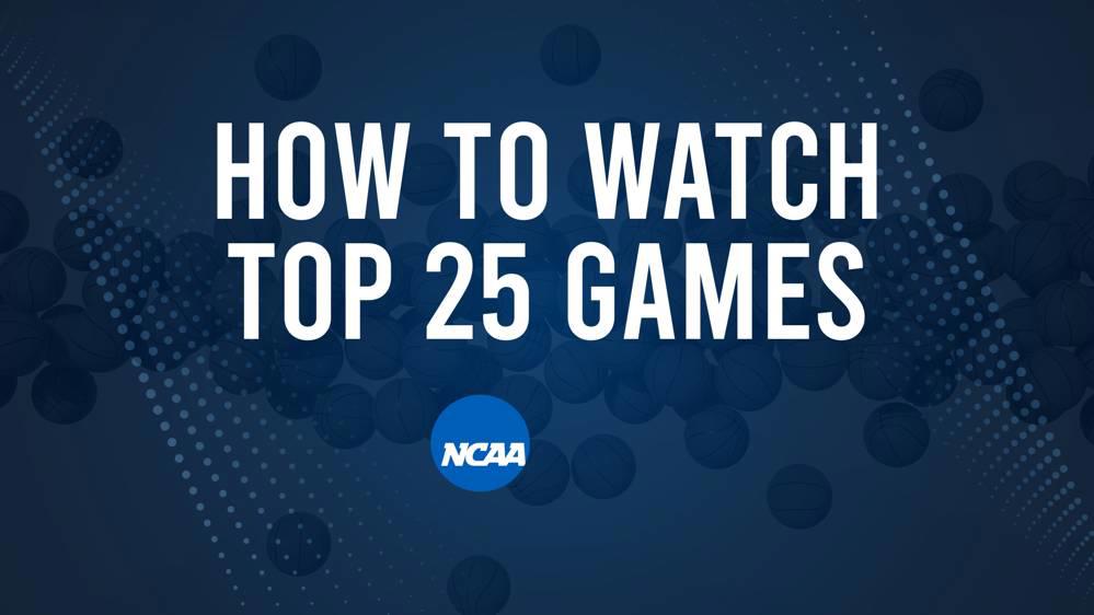 How to Watch Top 25 Women's College Basketball Games - Tuesday, November 26