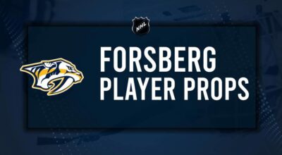 Filip Forsberg Player Prop Bets for the Predators vs. Jets Game - December 30