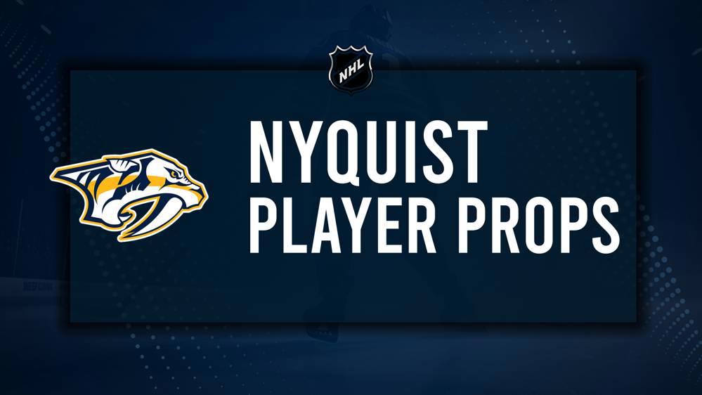 Gustav Nyquist Player Prop Bets for the Predators vs. Blues Game - December 27