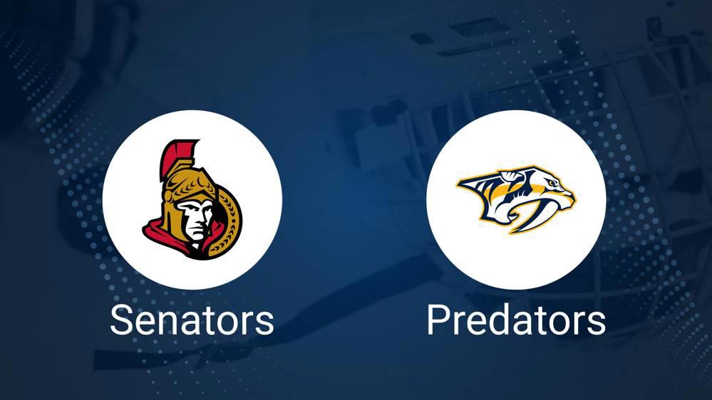 How to Pick the Senators vs. Predators Game with Odds, Spread, Betting Line and Stats – December 7