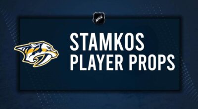 Steven Stamkos Player Prop Bets for the Predators vs. Jets Game - December 30