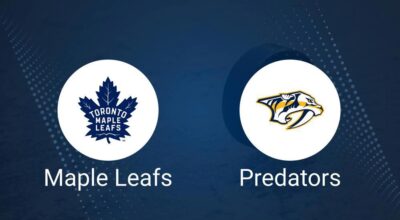 Where to Watch Toronto Maple Leafs vs. Nashville Predators on TV or Streaming Live - December 4