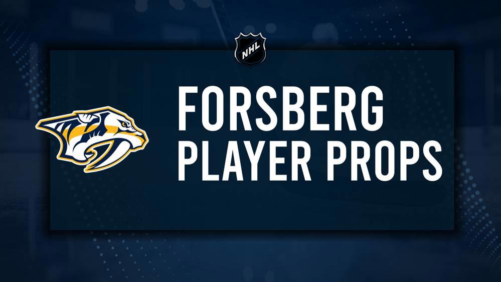 Filip Forsberg Player Prop Bets for the Predators vs. Jets Game - February 27