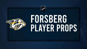 Filip Forsberg Player Prop Bets for the Predators vs. Senators Game - February 3