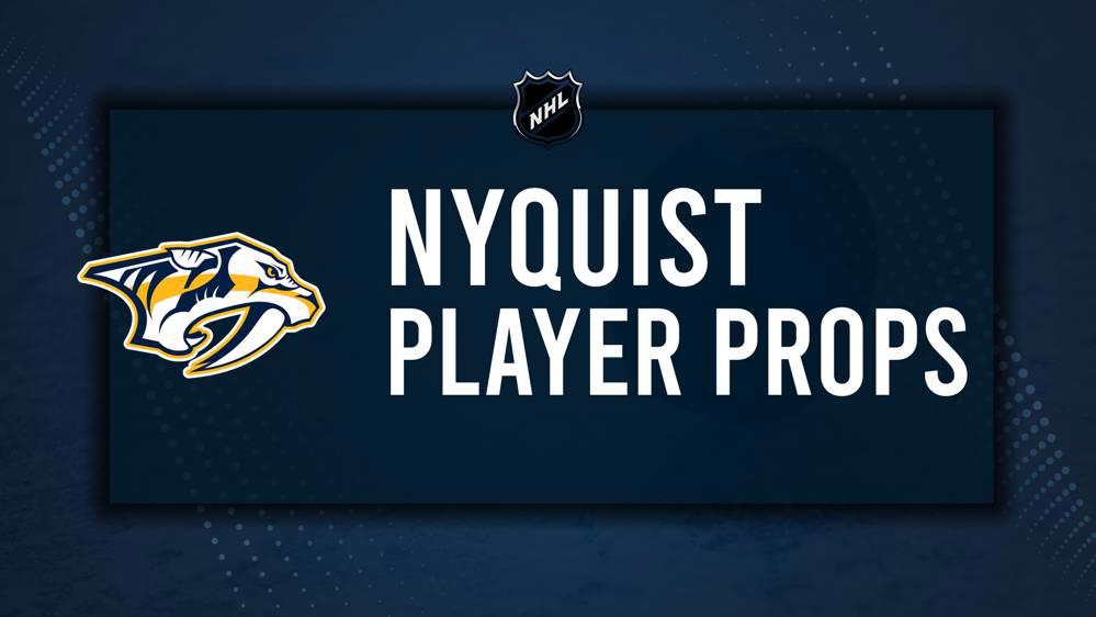 Gustav Nyquist Player Prop Bets for the Predators vs. Panthers Game - February 25