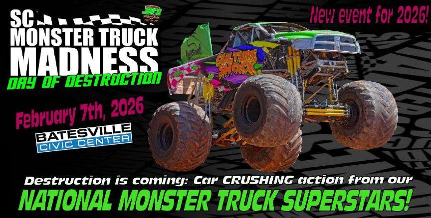 SC Monster Truck Show at Batesville Civic Center | The Panolian